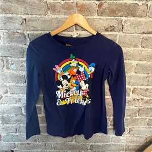 Mickey & Friends Navy Long Sleeve Tee